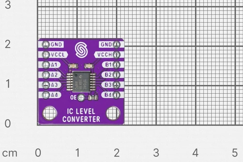 Soldered 4-kanałowy konwerter poziomu logicznego, TXS0104 Breakout Board | Made in EU | 333017