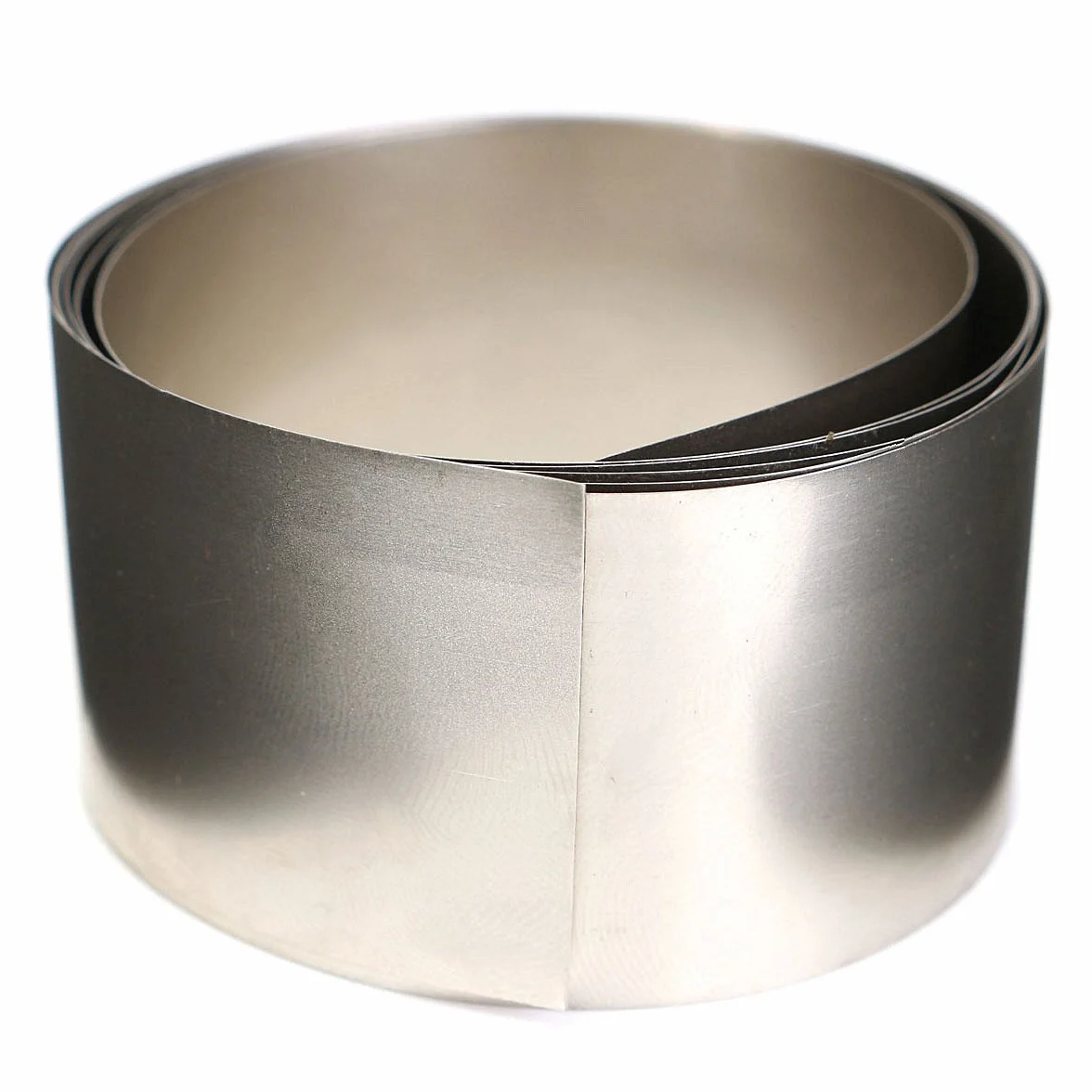 99,96% czysty nikiel metalowa folia srebrnoszary Ni cienka płyta 0,1 x 30 x 1000 mm