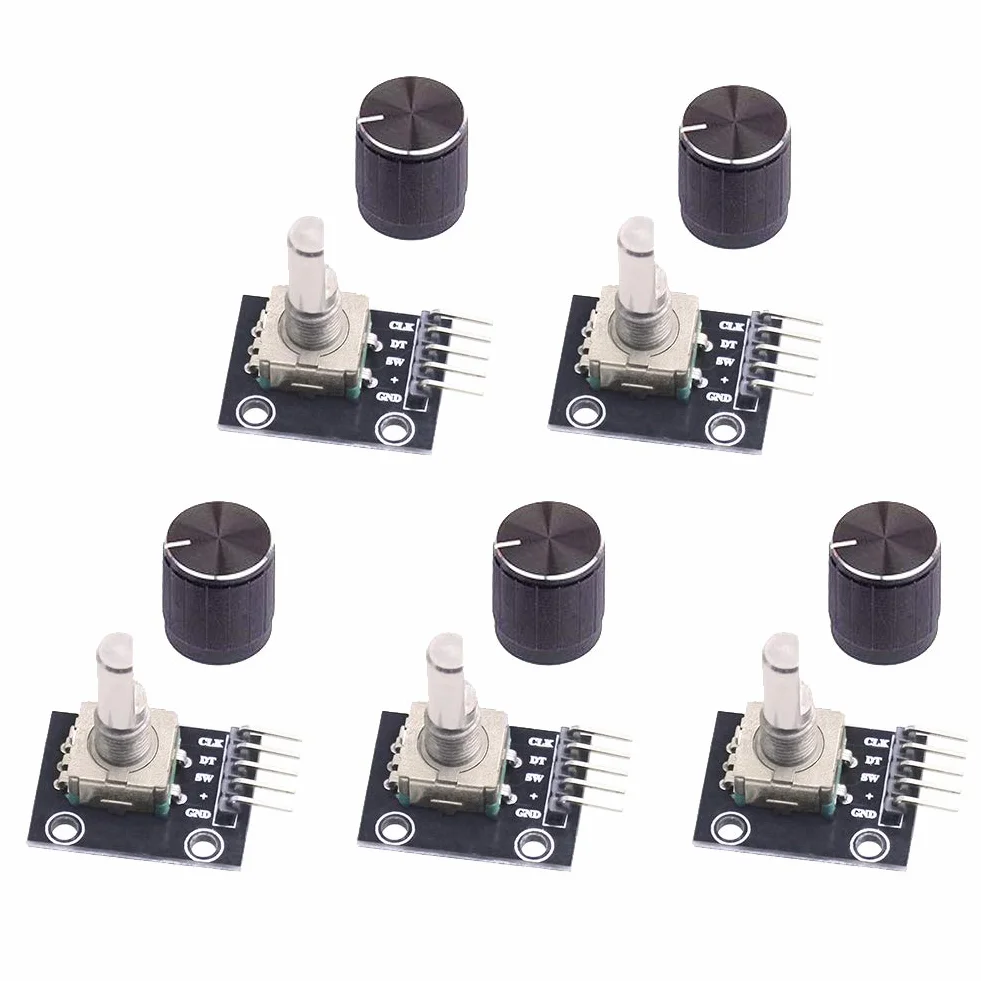 Obrotowy moduł enkodera KY-040 z przyciskiem do Arduino