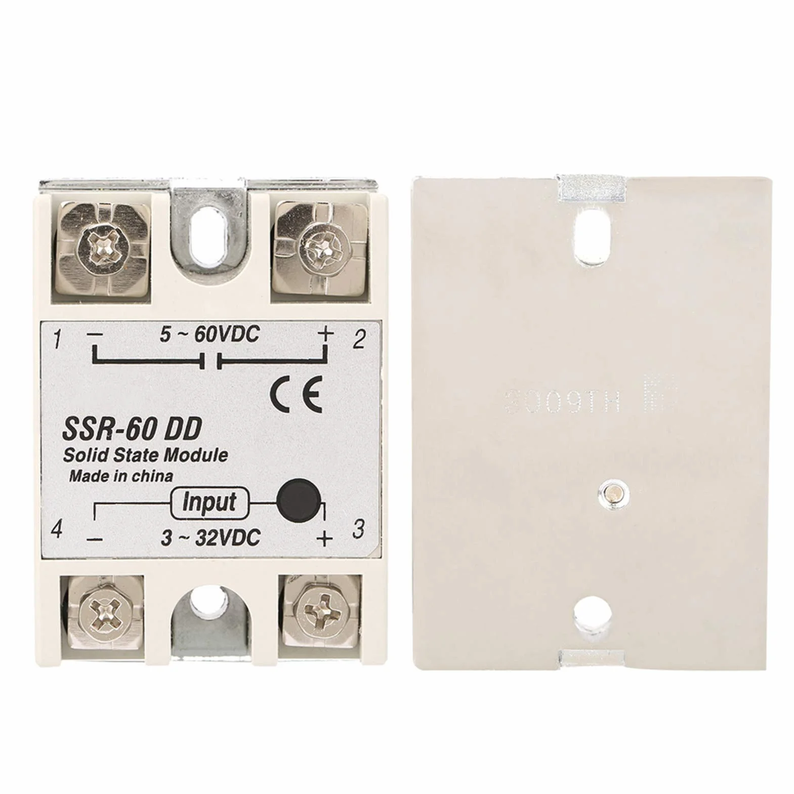 Solid State Relay, 60 A Solid State Relay Solid State Relay Przekaźnik półprzewodnikowy Jednofazowy, DCDC Solid State Relay SSR60DD 60 A 332 V DC 5200 V DC SSR