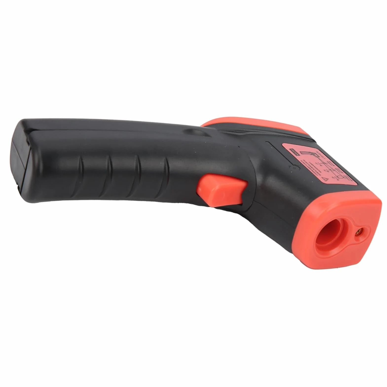 Irfora Cyfrowy Termometr na podczerwień HW600, Przenośny, Lekki, Wyświetlacz LCD z Podświetleniem, -50~600°C, Bezdotykowy Termometr do Pomiaru Temperatury, Bezdotykowy Termometr (Czerwony)