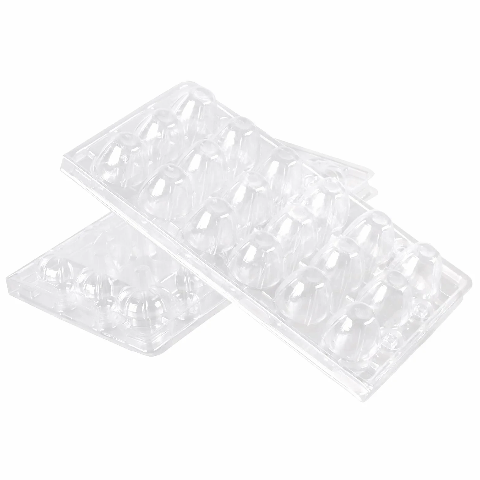60 sztuk 18 pude?ek na jajka przepiórcze, 198 x 104 x 39 mm, przezroczyste pude?ka na jajka przepiórcze