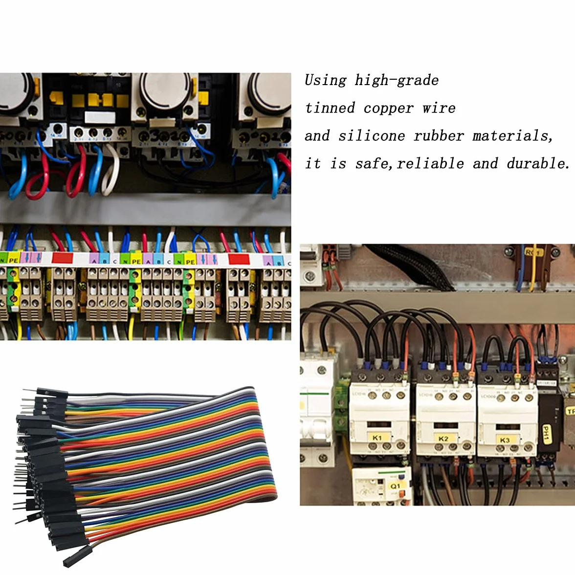 Dupont Wire Kit 120 szt. zworki męskie żeńskie drut mostkowy do deski wtykowej