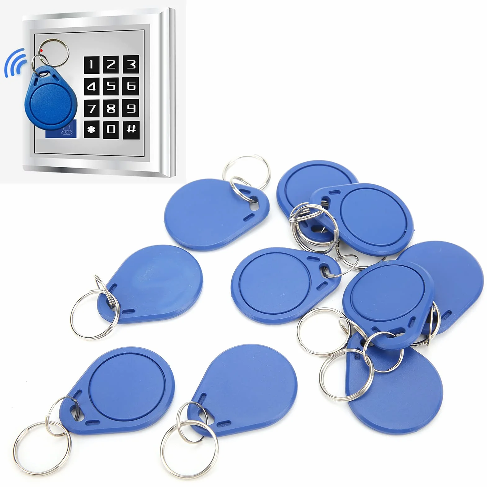 T5577 RFID Key Fob 125kHz 10 sztuk karty zbliżeniowe znaczniki kluczowe