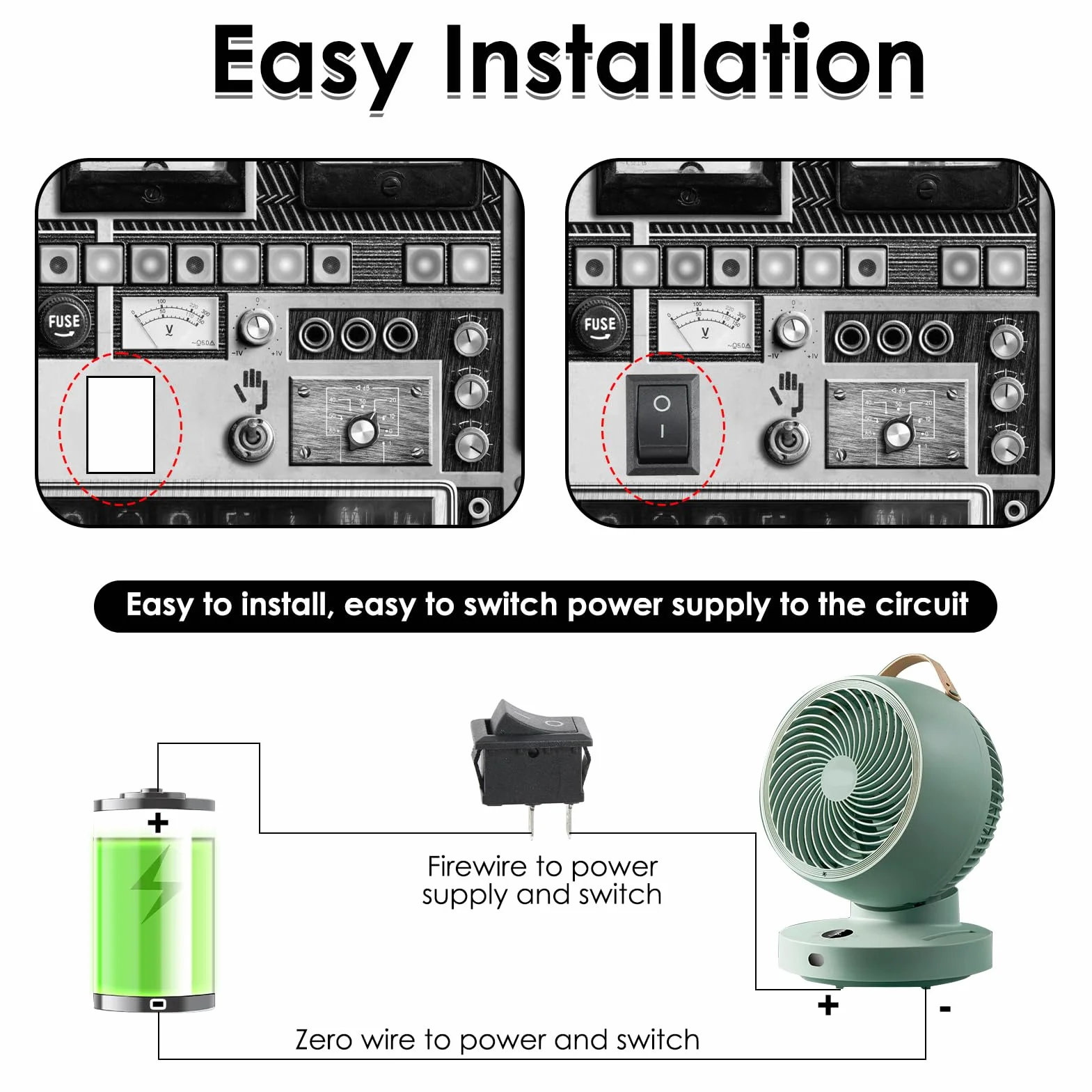 Mini przełącznik kołyskowy T85 z zaworem jednokierunkowym, przełącznik KCD1-101, 2-biegunowy SPST ON/OFF, obciążenie do 10 A/125 V i 6 A/250 V, zestawy kabli, do samochodów, łodzi i urządzeń