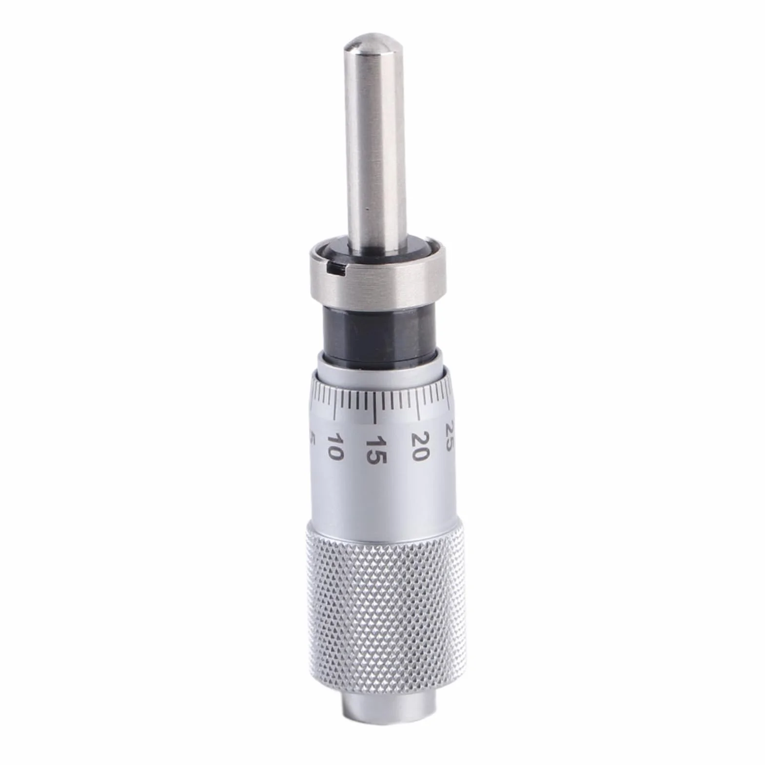 Głowica mikrometru 0-13 mm, metalowy mikrometr narzędzie pomiarowe do precyzyjnego tuningu różnych przyrządów dokładności (głowica kulowa z nakrętką)