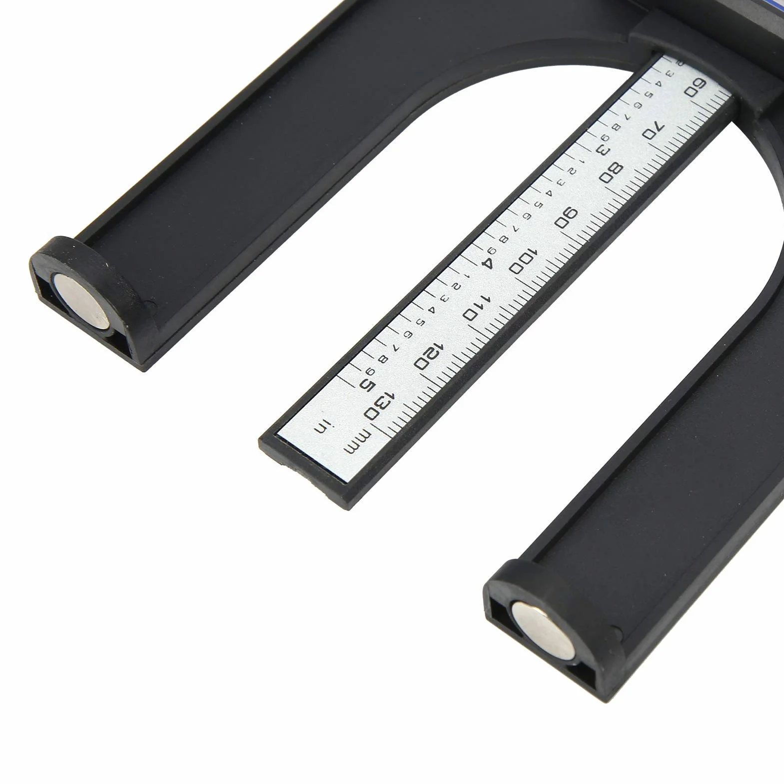 Cyfrowy Miernik Głębokości 2 w 1 Elektroniczny Miernik Głębokości Głębokości Linijka do Obróbki Drewna Suwmiarka do Stołu Routera 0 do 80mm