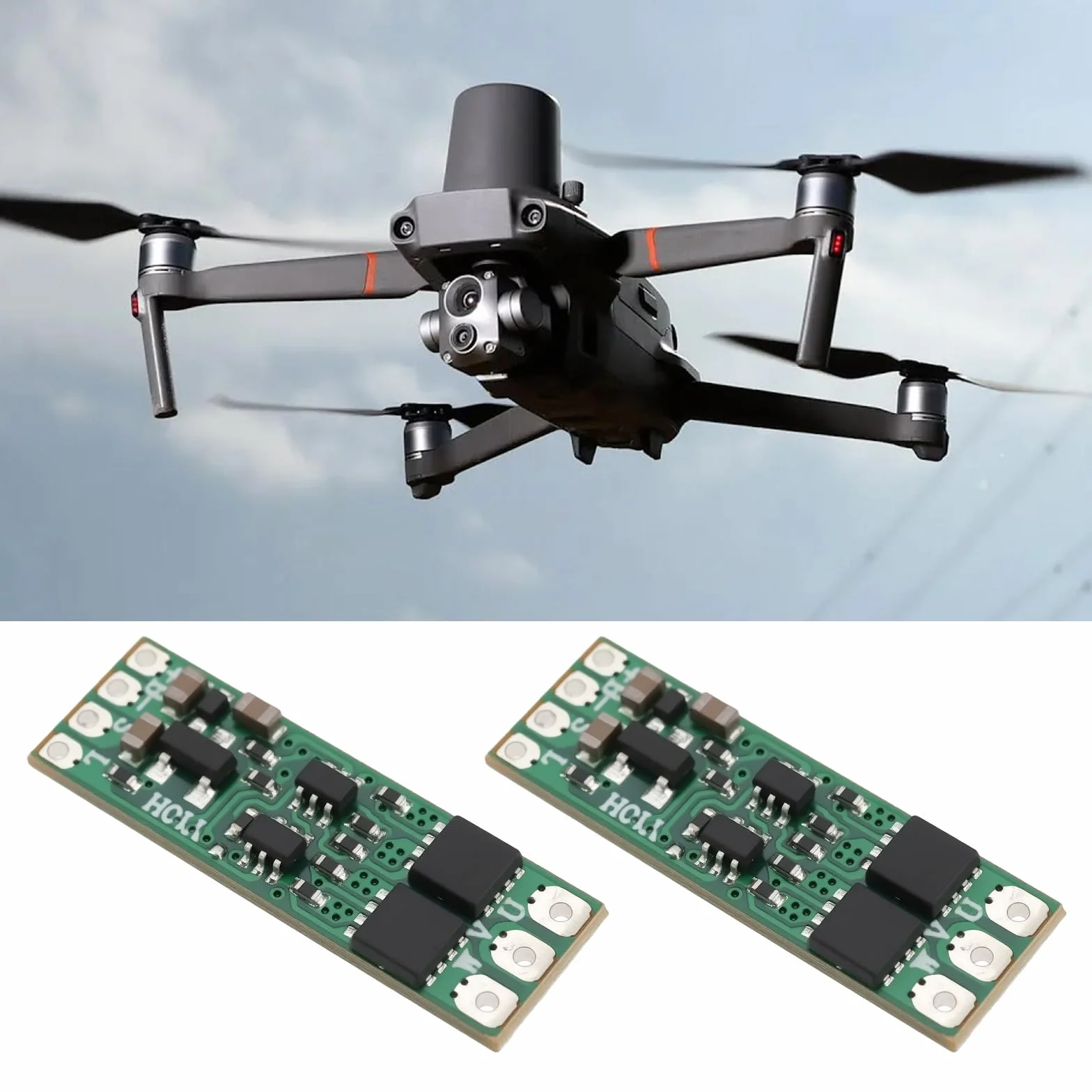 OTOTEC 2 szt. 1S-3S ESC mikromoduł kontrolera silnika bezszczotkowego, elektroniczny regulator prędkości 8 A do wentylatorów bezszczotkowych modeli samolotów drona