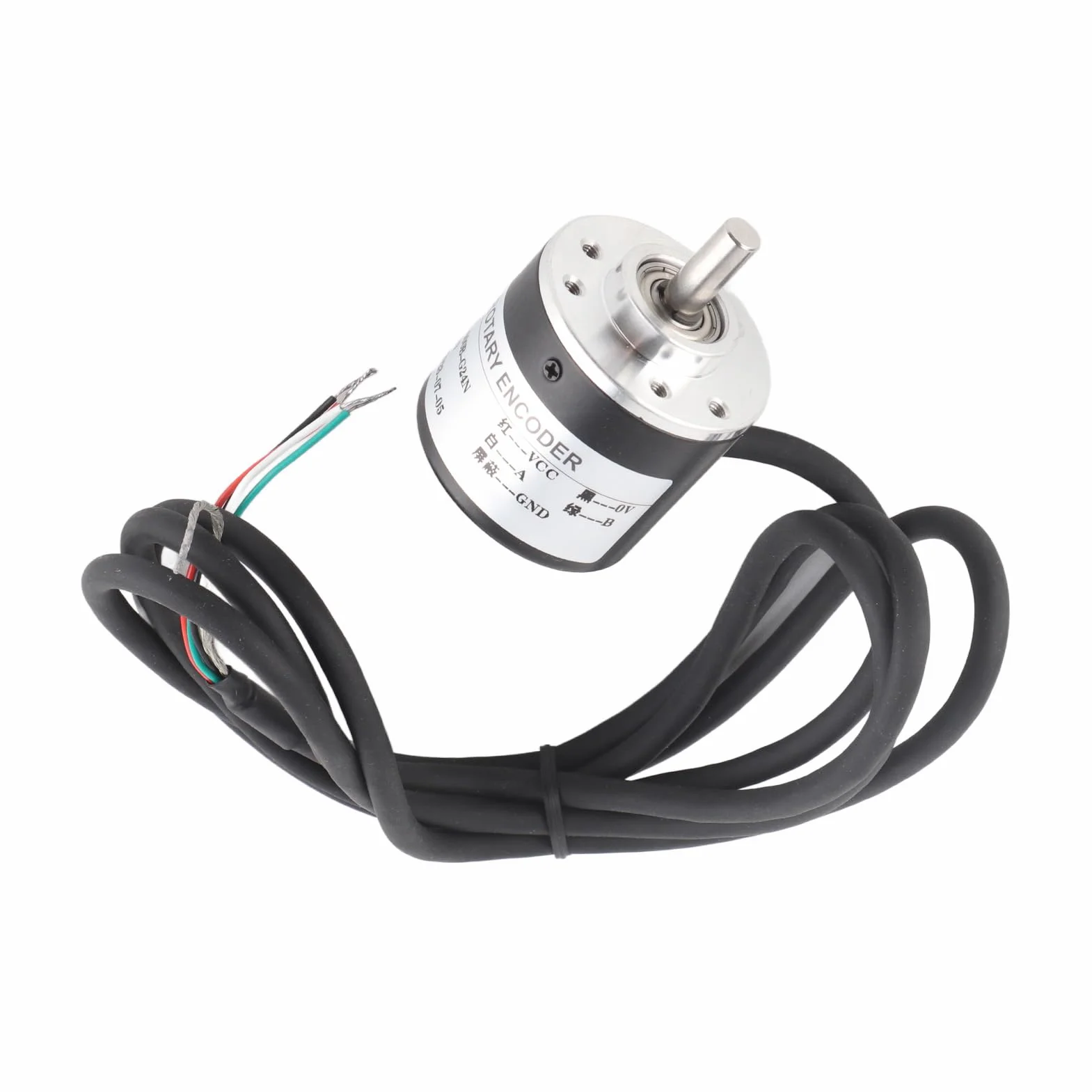 Przyrostowy enkoder obrotowy, fotoelektryczny enkoder obrotu optycznego 600P/R 5V-24V 6 mm