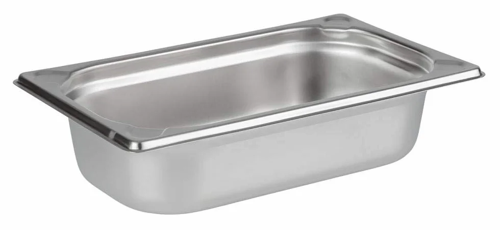 APS 81402 GN 1/4 pojemnik ze stali nierdzewnej, 26, 5 x 16, 2 x 6, 5 cm, 1,8 l
