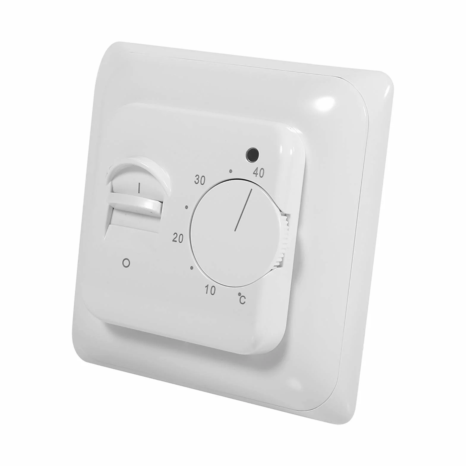 Przełącznik kontroli temperatury, podgrzewana podłoga Mechaniczny ręczny termostat grzewczy Termostat grzewczy z kablem czujnika 2,9 m do elektrycznych elementów grzewczych