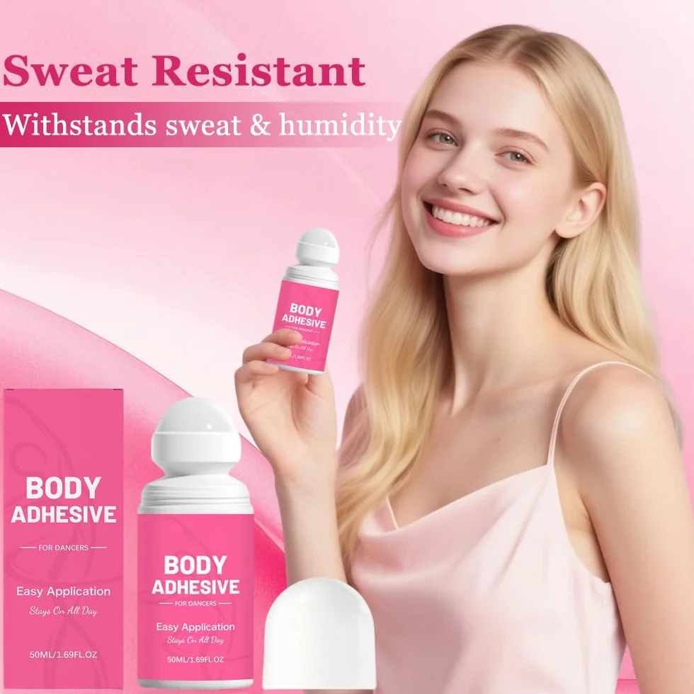 Klej do skóry Roll-on 75 ml przenośny do ubrań, skarpet, peruki i strasu