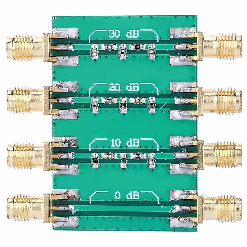 DC-4.0GHz RF Stały Moduł Tłumika SMA Podwójna Głowica żeńska śruba Zewnętrzna Wymiana Płyty Tłumika Częstotliwości Radiowej
