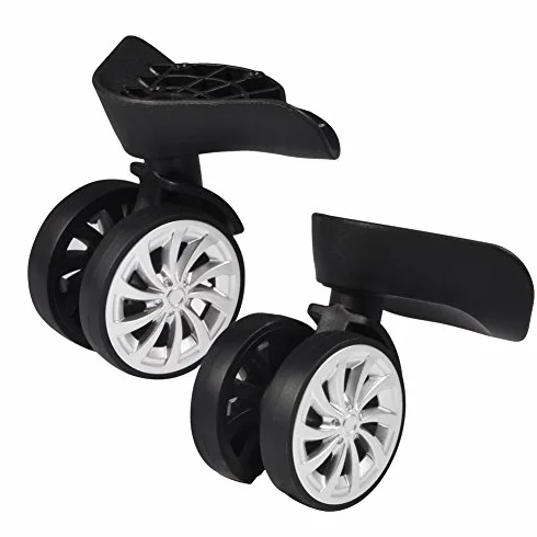 Uniwersalne kółka do walizki obrotowe 55 mm 2 sztuki PCW