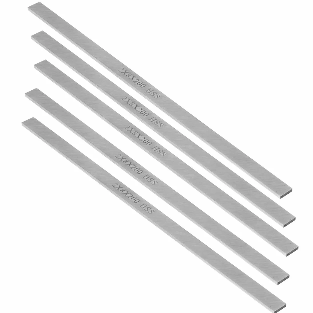 sourcing map HSS tokarka wiertarka narzędziowa 2 mm x 8 mm x 200 mm kwadratowe narzędzie obrotowe 5 sztuk