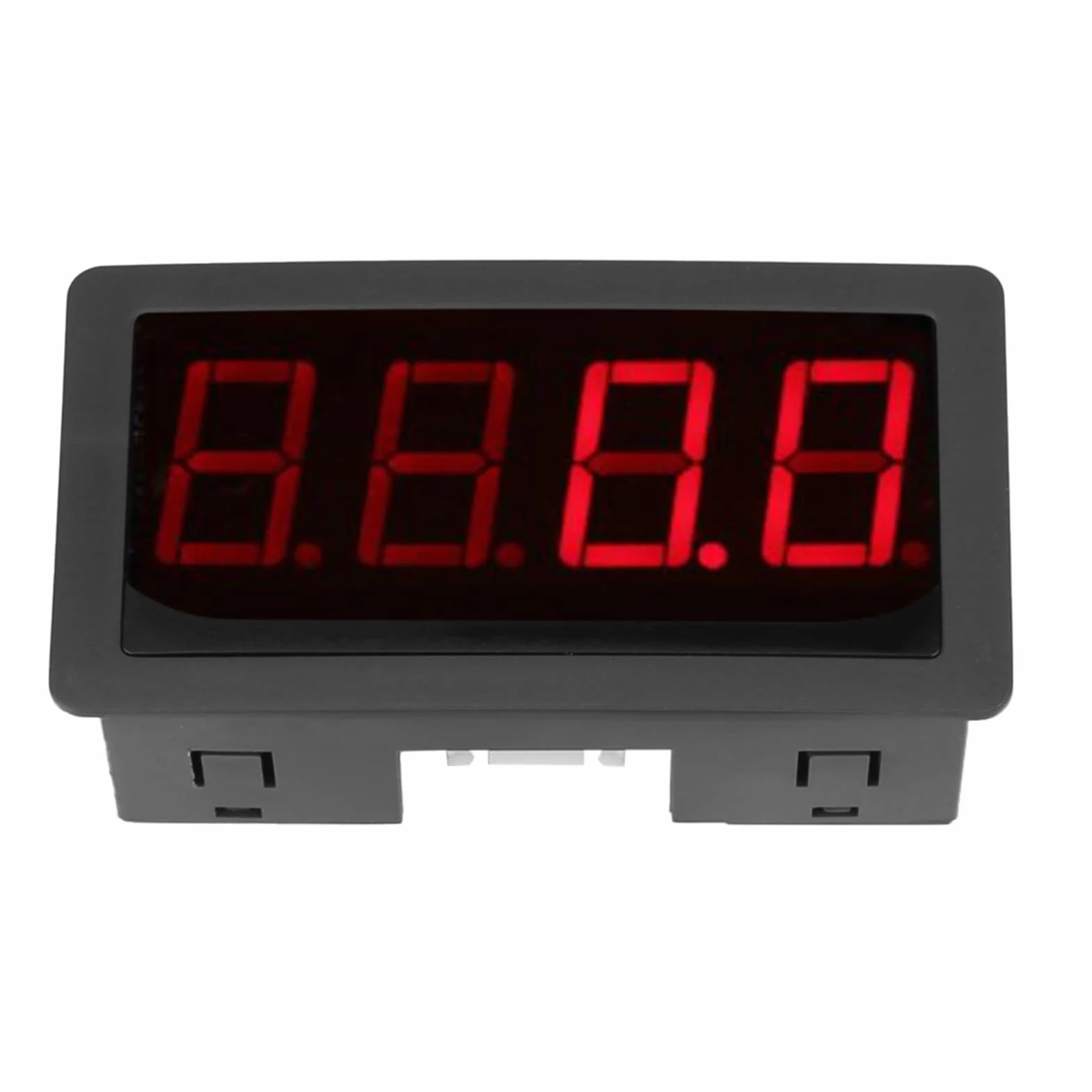 Cyfrowy tachometr z wyświetlaczem cyfrowym 4-cyfrowy panel LED + czujnik zbliżeniowy do pomiaru temperatury ciśnienia fizycznego ilości (czerwony/niebieski) (czerwony)