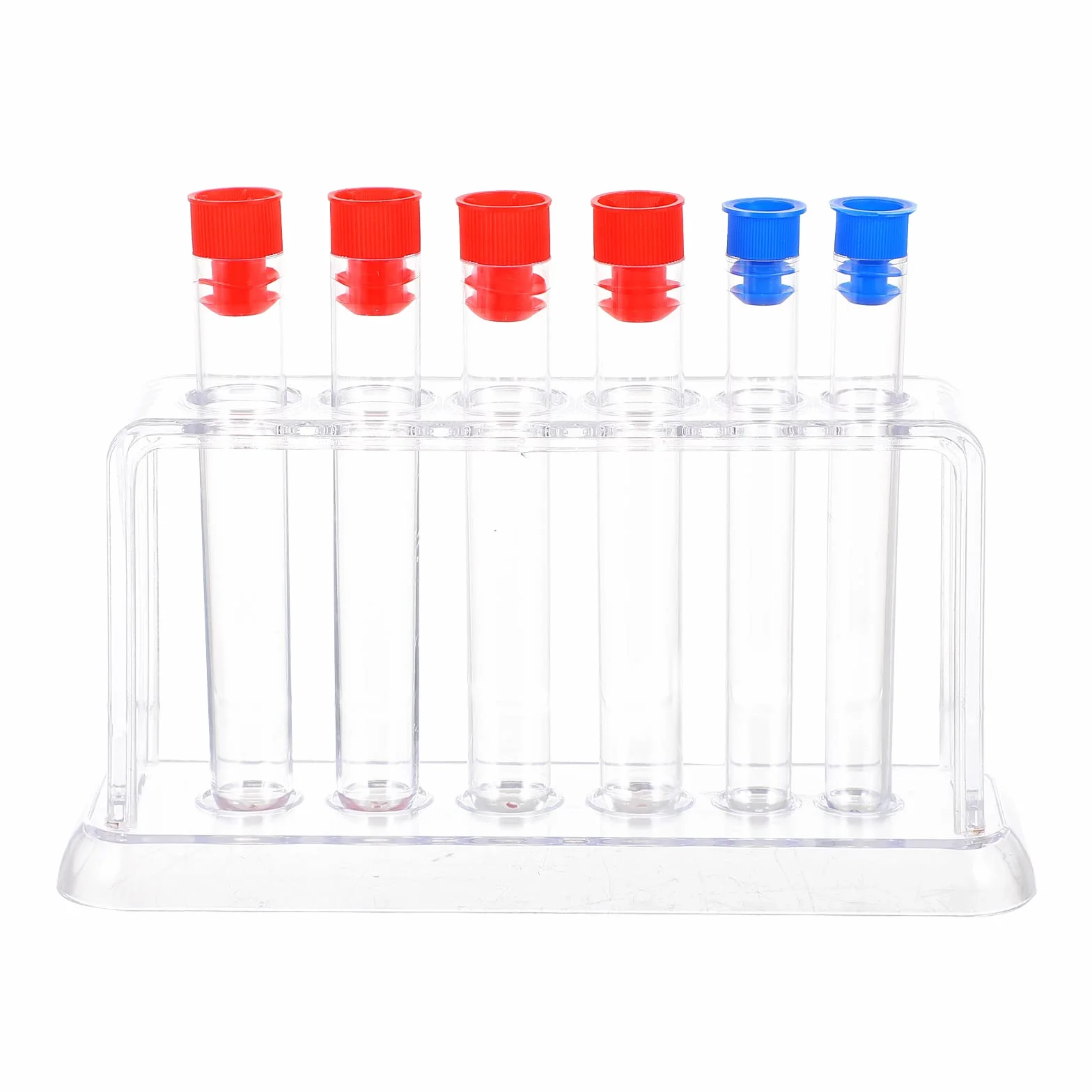 Przezroczysty Stojak Do Probówek Laboratoryjny z Uchwytem Organizer