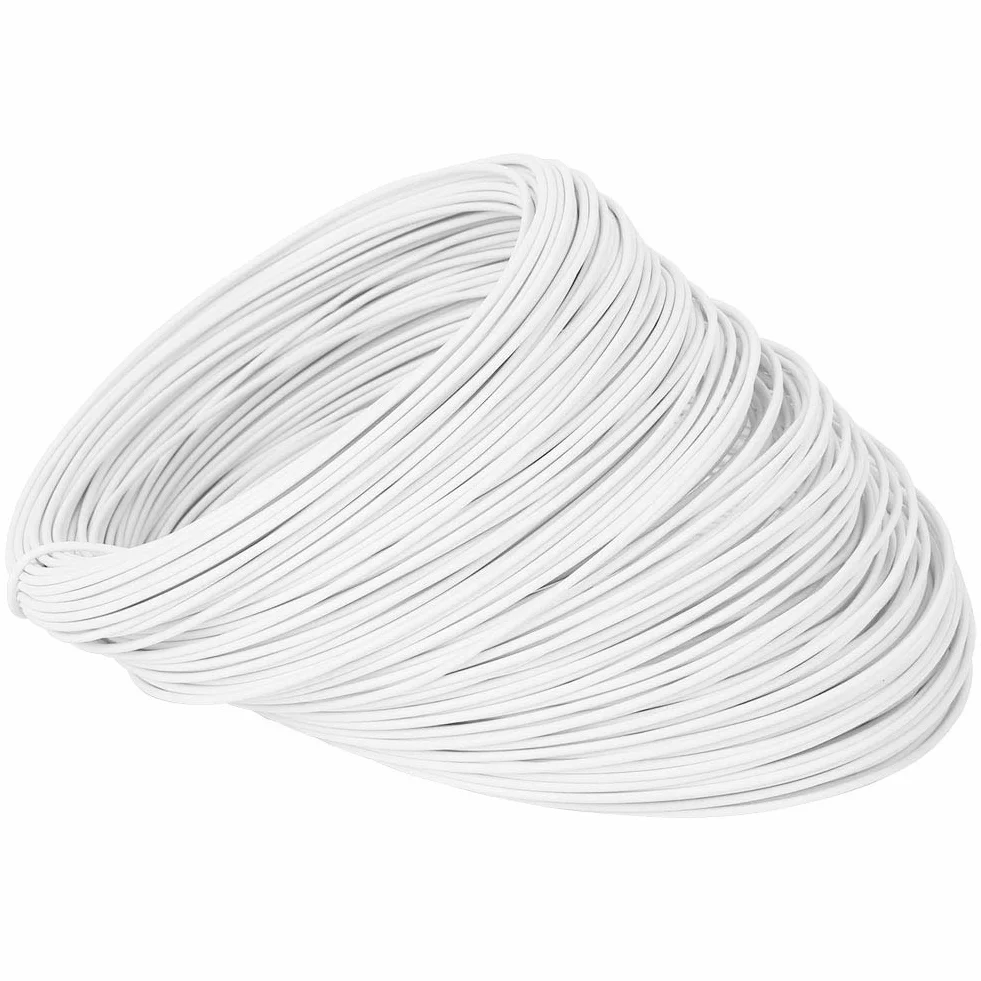 Ocynkowany drut żelazny ocynkowany biały ręcznie robiony gałąź winogron 0,55 mm 100 metrów wskaźnik ocynkowana stal hobby drut