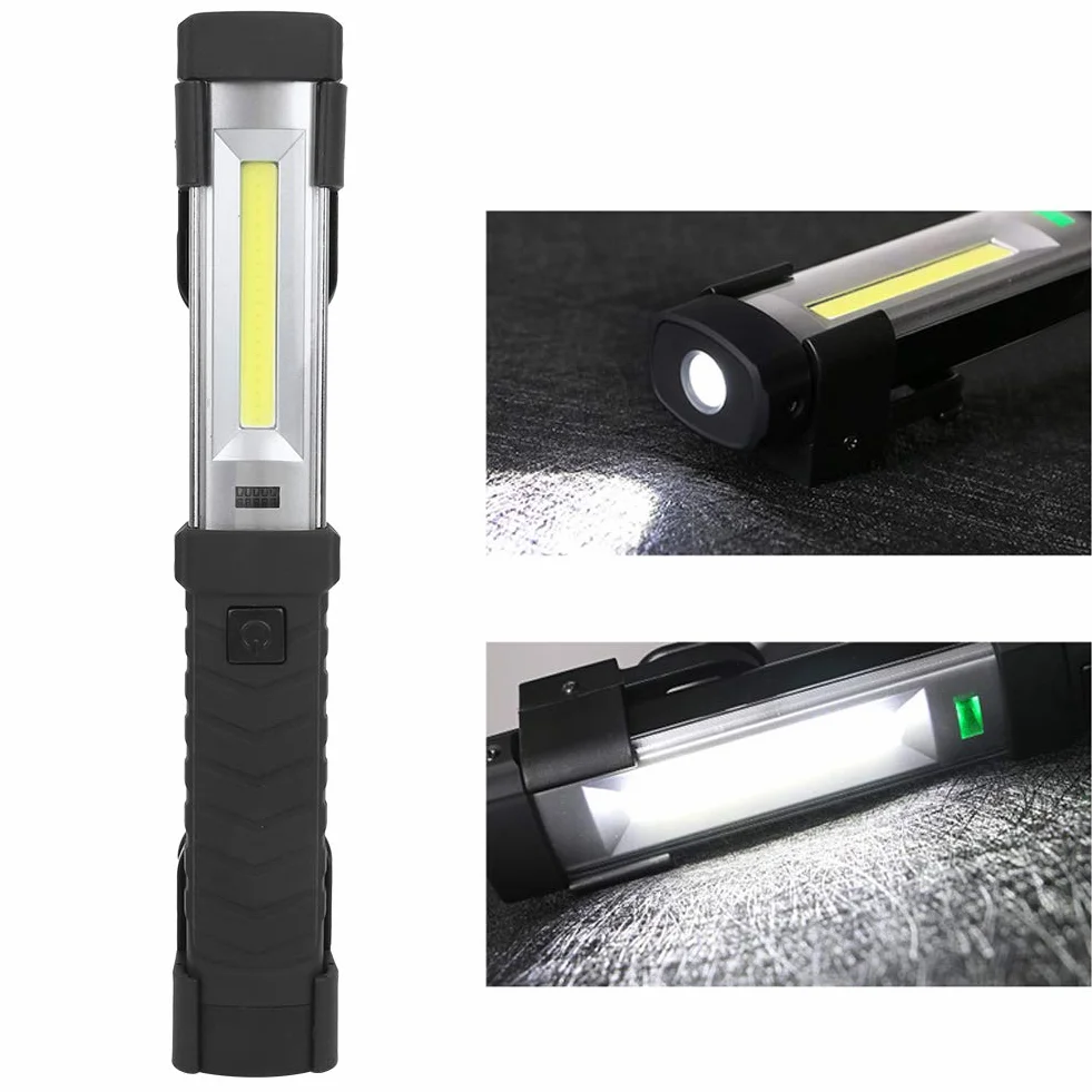 Magnetyczna Inspekcyjna, Wielofunkcyjna Latarka w Kształcie Długopisu Ładowanie USB Robocza Czarna Mini Latarka LED, Przenośne światła, Latarka