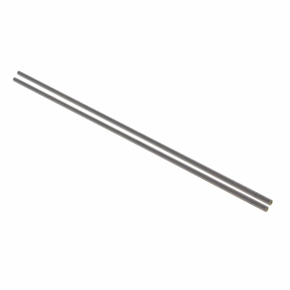 Utoolmart Okrągły pręt stalowy, 3 mm HSS tokarka narzędzie magazynowe 200 mm długość, do przekładni wału tokarki wytaczanie maszyna toczenie miniaturowa oś, cylindryczne sworzeń DIY narzędzie rzemieślnicze 2 szt.