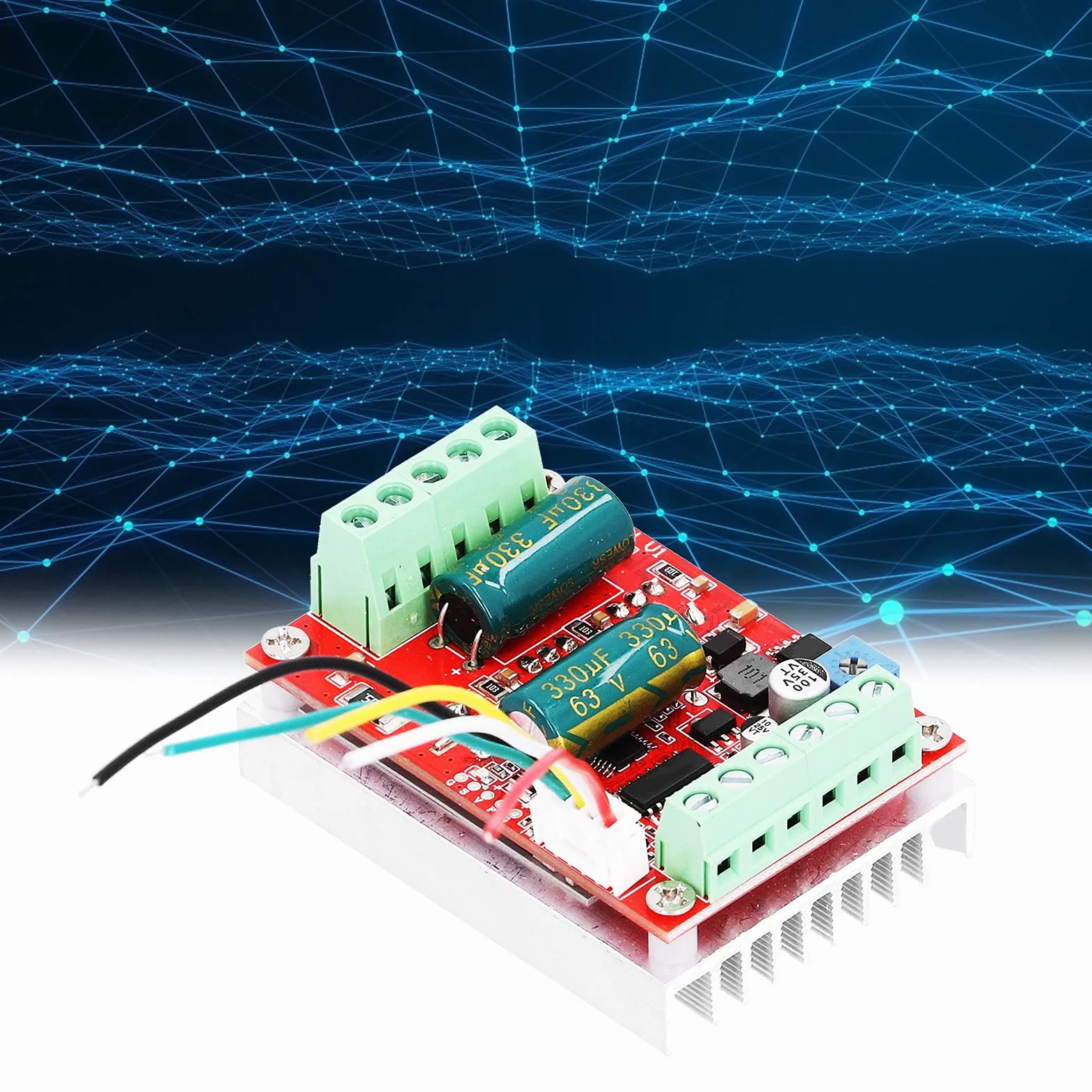 Bezszczotkowy Sterownik Silnika DC PWM 400W Moduł Sterowania Prędkością do Przodu i Tyłu dla 12V 24V 48V Silnika Elektrycznego