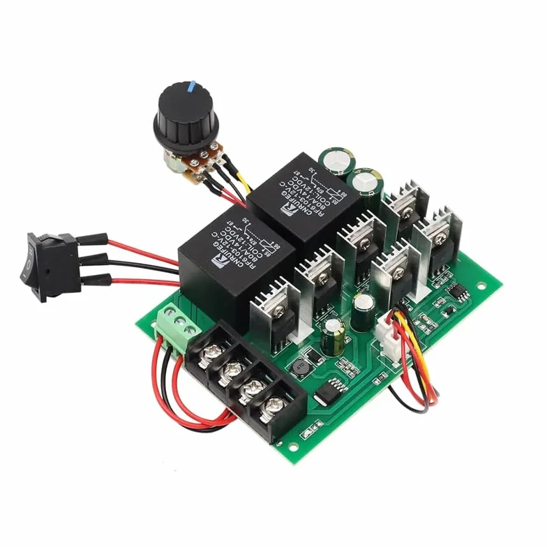 GERUI Sterownik silnika DC 9-50 V 40 A 2000 W regulacja prędkości obrotowej odwracalna