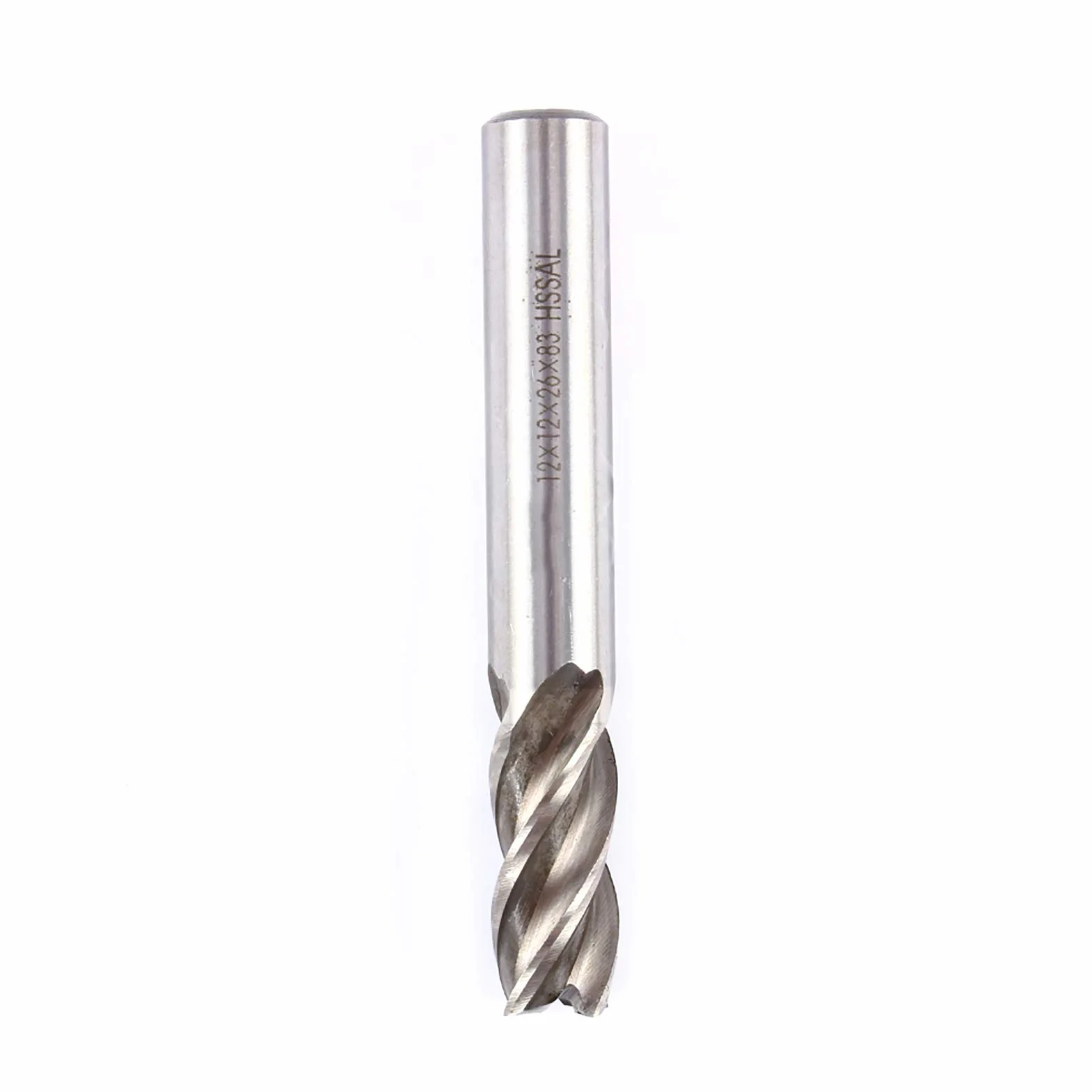 Frez 12mm Stal Szybkotnąca 4 Flet Prosty CNC Frezy Tiain Powlekane