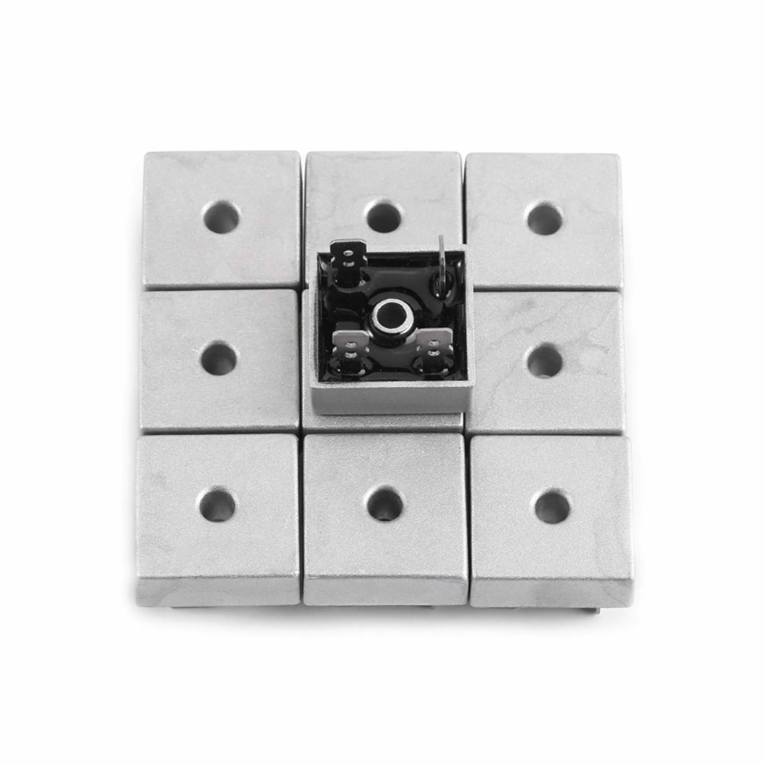 VBESTLIFE prostownik mostkowy KBPC5010 50 A 1000 V metalowa obudowa