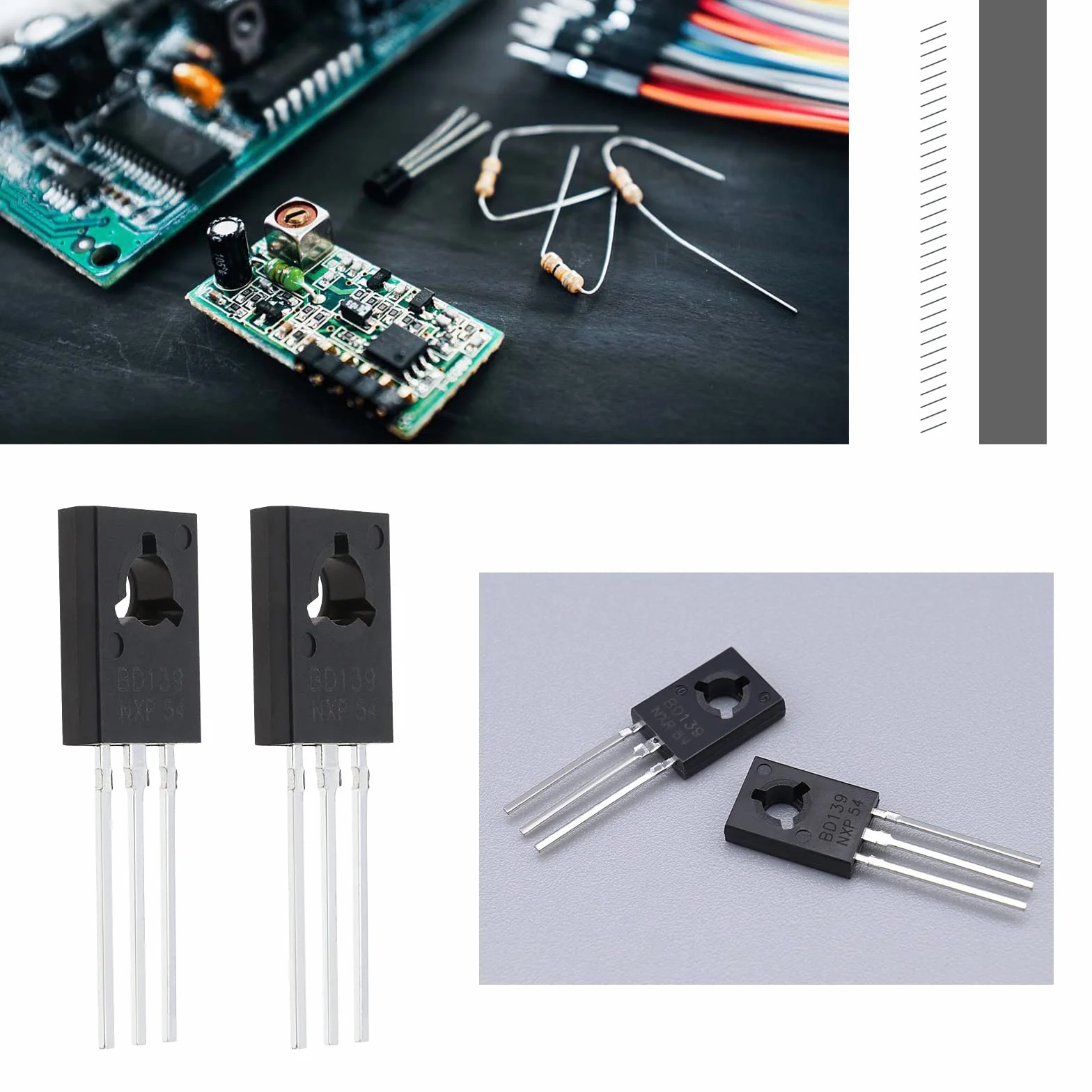 20 szt. BD139 NPN Power Tranzystor NPN 1,5 A 80 V Wzmacniacz mocy audio Tranzystor TO-126 Tranzystor Trioda Elementy elektroniczne