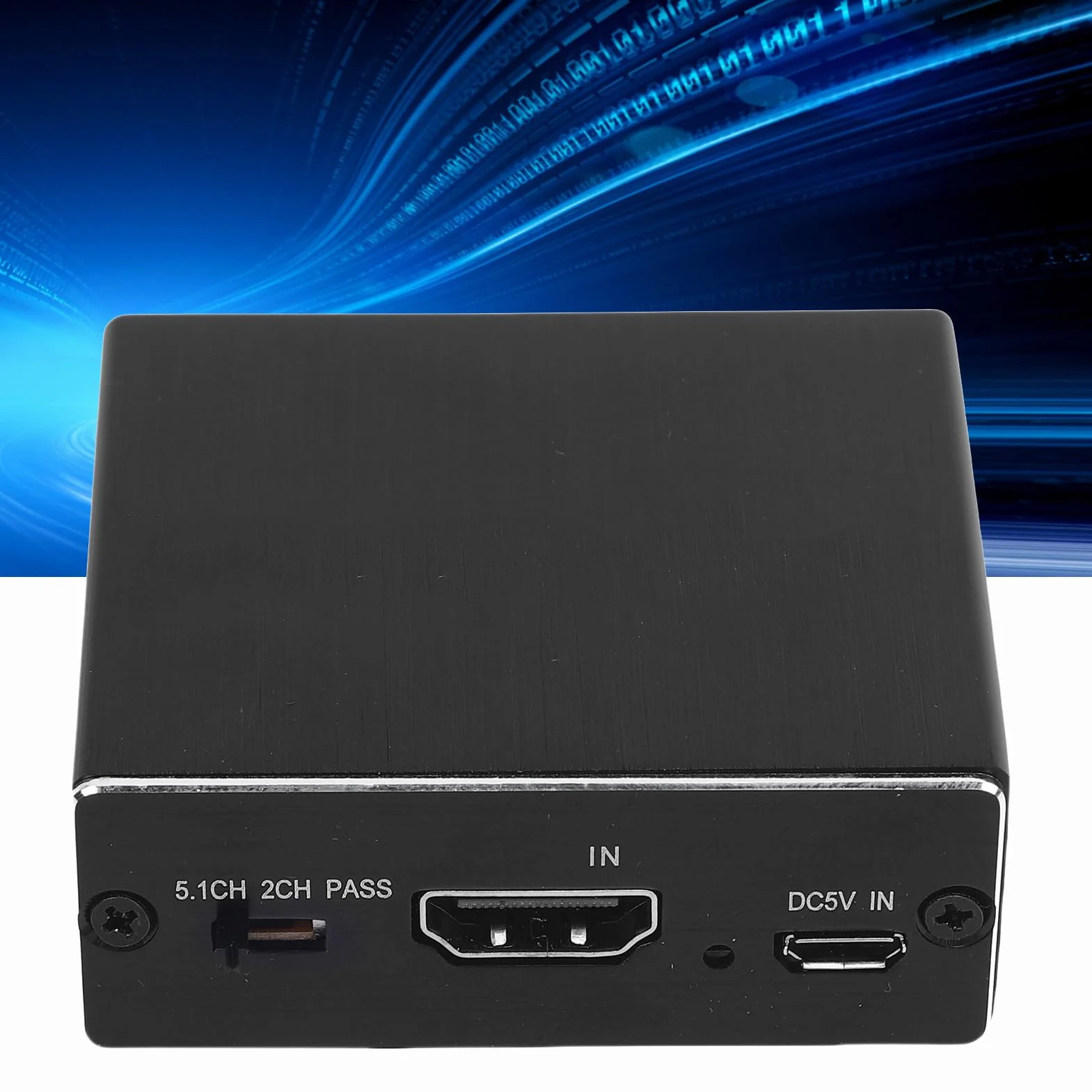 Elprico 4K HDMI Audio Ekstraktor, Optyczny Konwerter SPDIF 3,5 Mm z 3 -kanałowym Trybem dla Systemów Kina Domowego i Gier