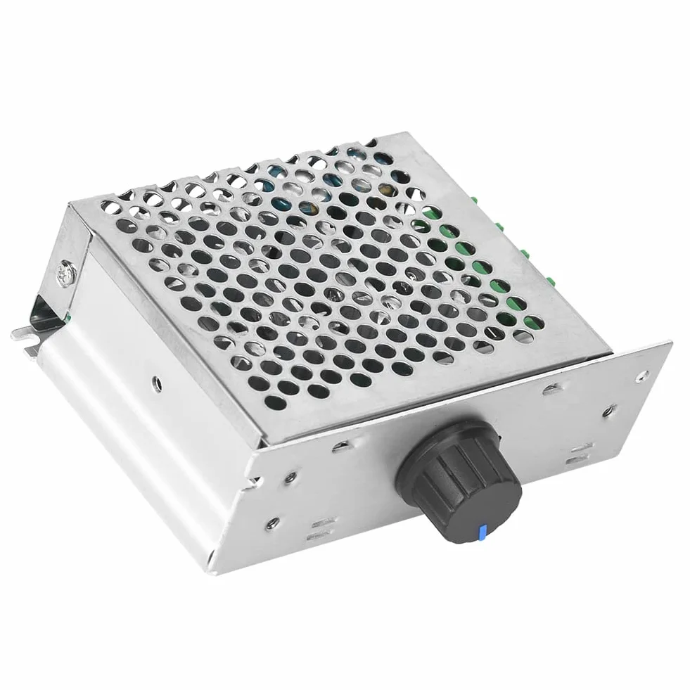 Regulator prędkości silnika Pwm, pokrętło przesuwne 1500W Łatwa instalacja Kontroler prędkości silnika DC Pwm Lekki do silników ze szczotkami DC do sterowania