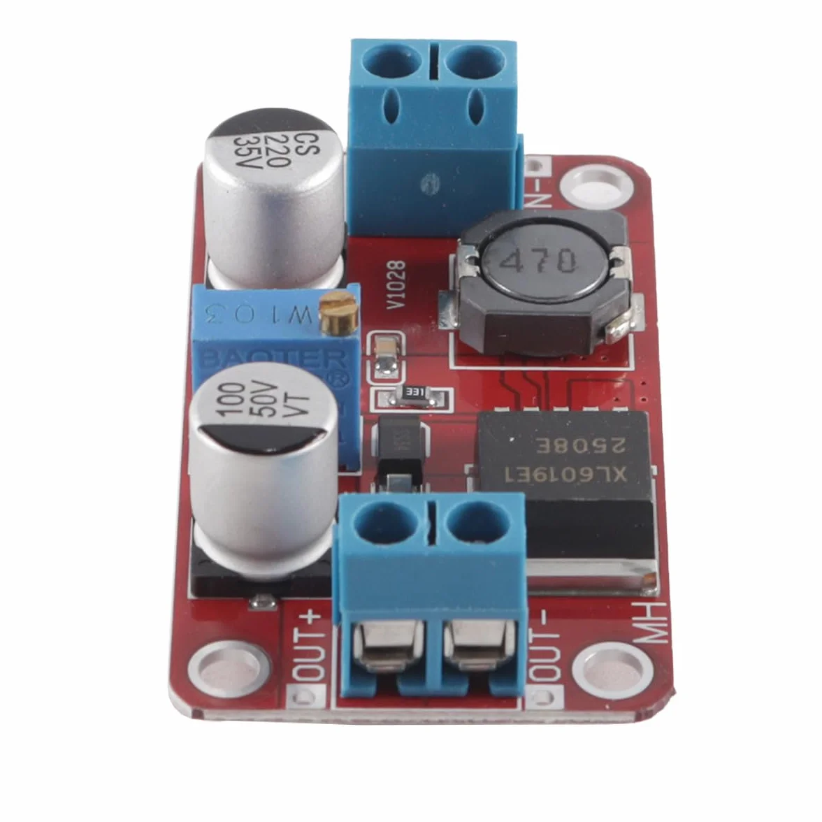 Moduł konwertera Buck-Boost DC-DC XL6019, regulowany regulator napięcia 3-35 V do 5-40 V, 5 A, moduł zasilania podnośnika o wysokiej wydajności