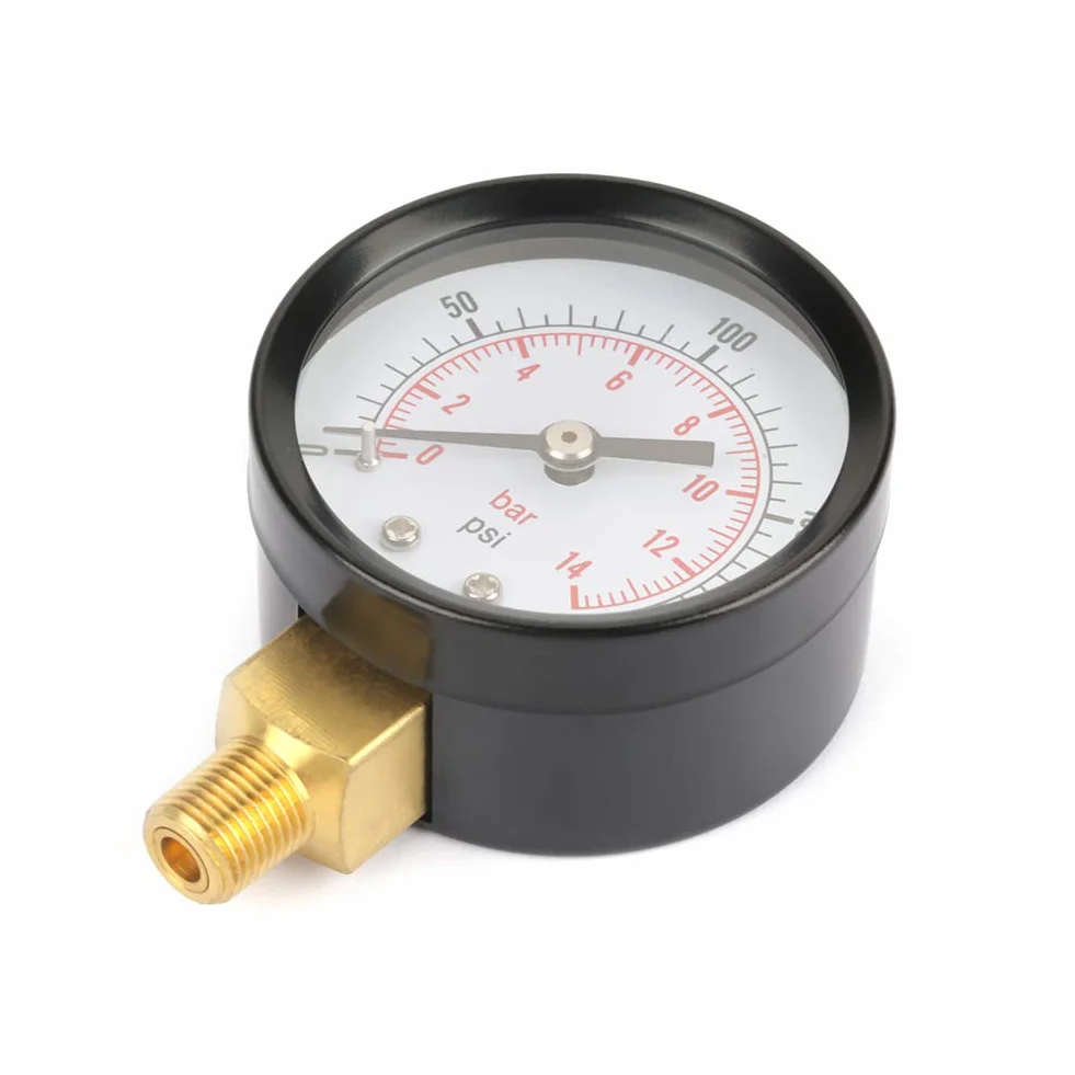 【𝐖𝐢𝐨𝐬𝐞𝐧𝐧𝐚 𝐖𝒚𝐩𝐫𝒛𝐞𝐝𝐚𝒛 𝐏𝐫𝐞𝒛𝐞𝐧𝐭 】Manometr, 0-200psi 0-14bar manometr do wody powietrza olej tarcza instrument podstawa wpis NPT 1/8"