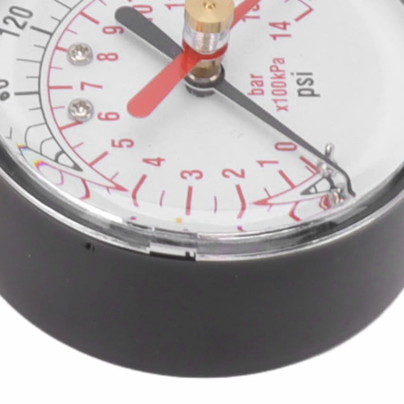 Manometr 0-200 Psi, Miernik Ciśnienia Wody ze Stopu Aluminium z żeńskim Gwintem Węża 3/4 do Wymiany w Celu Wymiany Domowej Wody Pitnej, Rura Domowa
