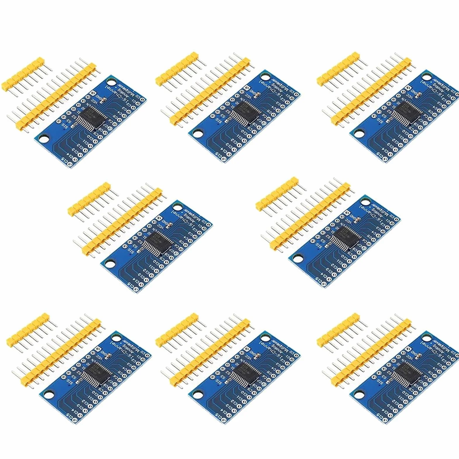 8 szt. CD74HC4067 High Speed CMOS 16-kanałowy analizator cyfrowy multiplekser analogowy/cyfrowy 2 V-6 V