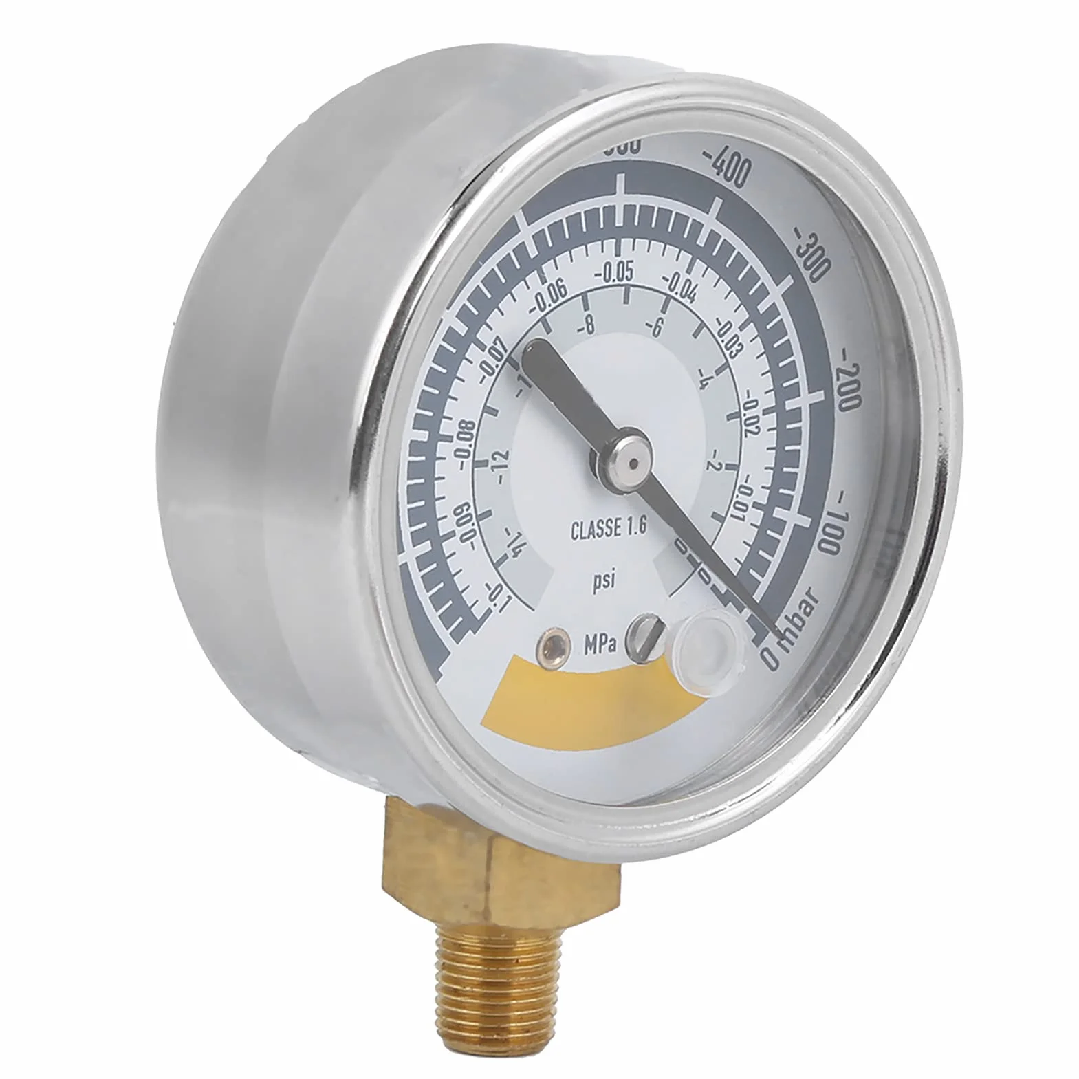 Manometr Ciśnienia Powietrza 0-14 psi z G1/4, Precyzyjny Wakuometr dla Pompy Próżniowej, Przemysłowy Miernik z Przyłączem G1/4