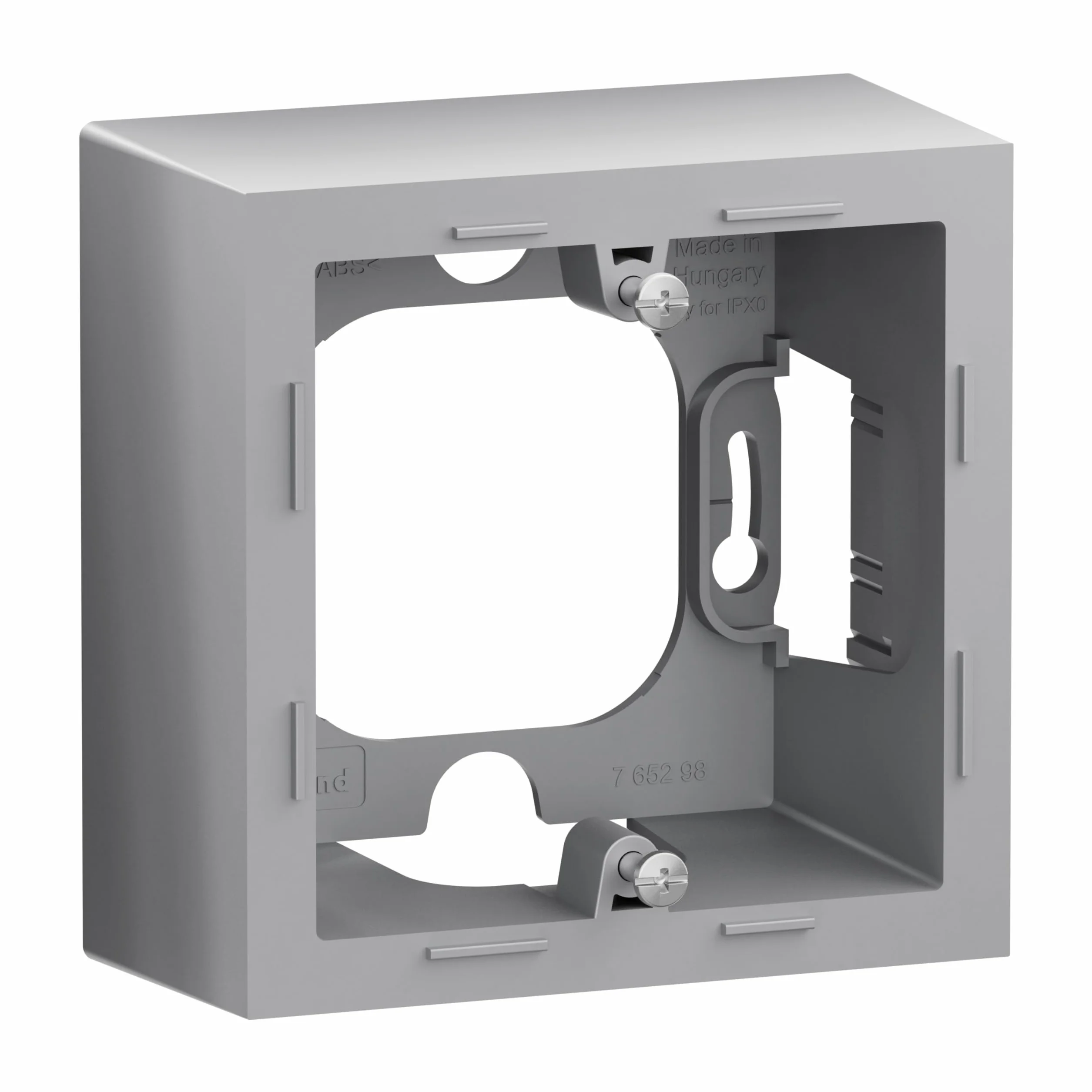 LEGRAND SEANO obudowa natynkowa pojedyncza aluminium lakierowane 765298