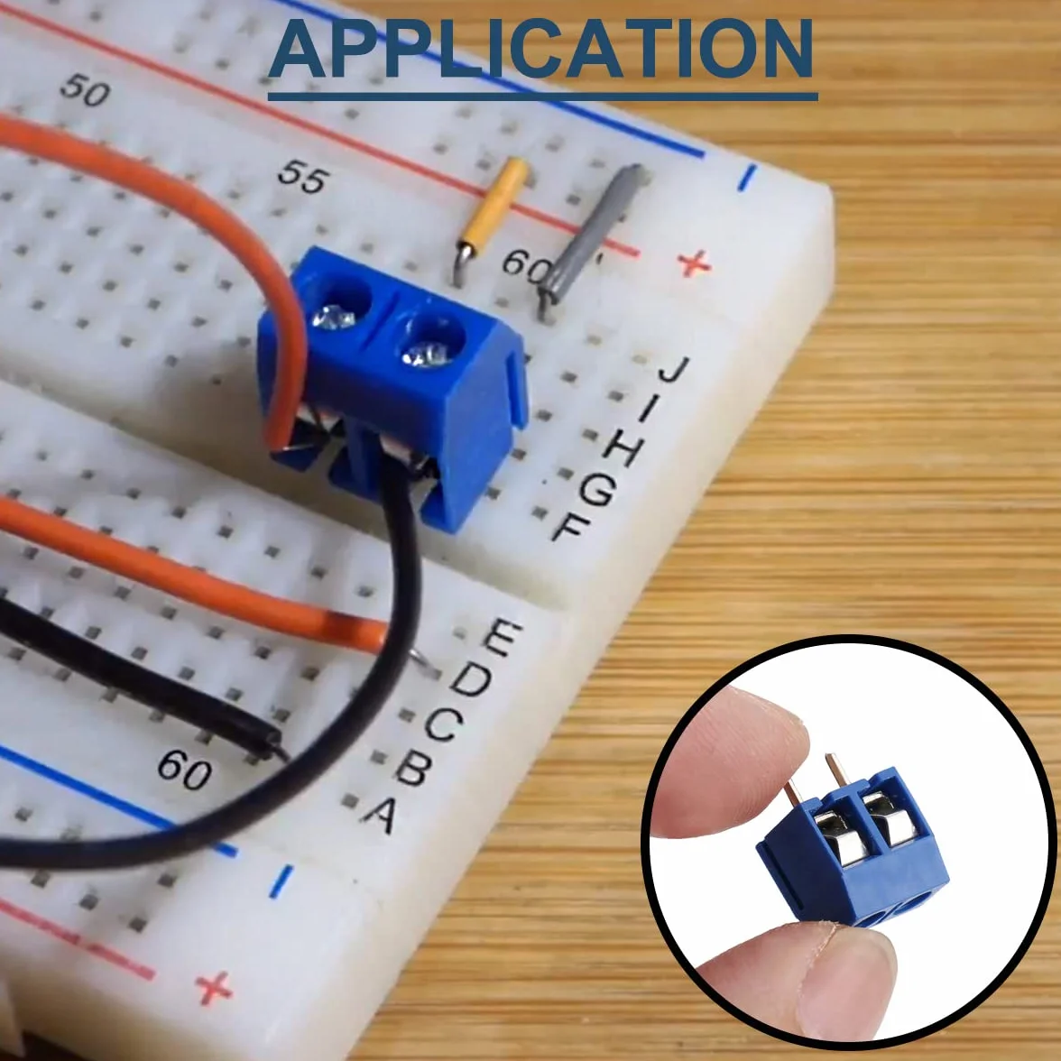 Zacisk śrubowy PCB 5 mm 2-4 piny złączka wtykowa 60 sztuk
