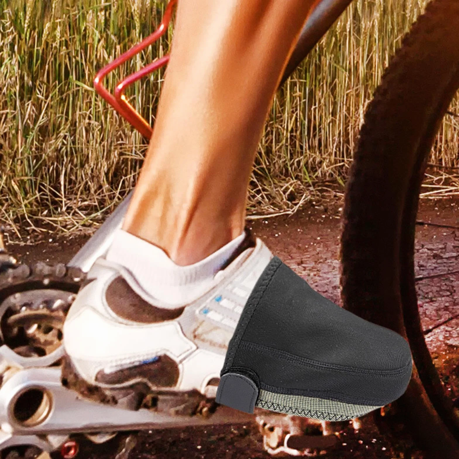 Ochraniacze na Buty Rowerowe,Antypoślizgowe I Nieprzemakalne Zabezpieczenia | Ochrona Zimę Buty Rowerowe,Dla Mężczyzn I Kobiet Rowerzystów Do Jazdy Na Zewnątrz Nas Drogach Górskich I