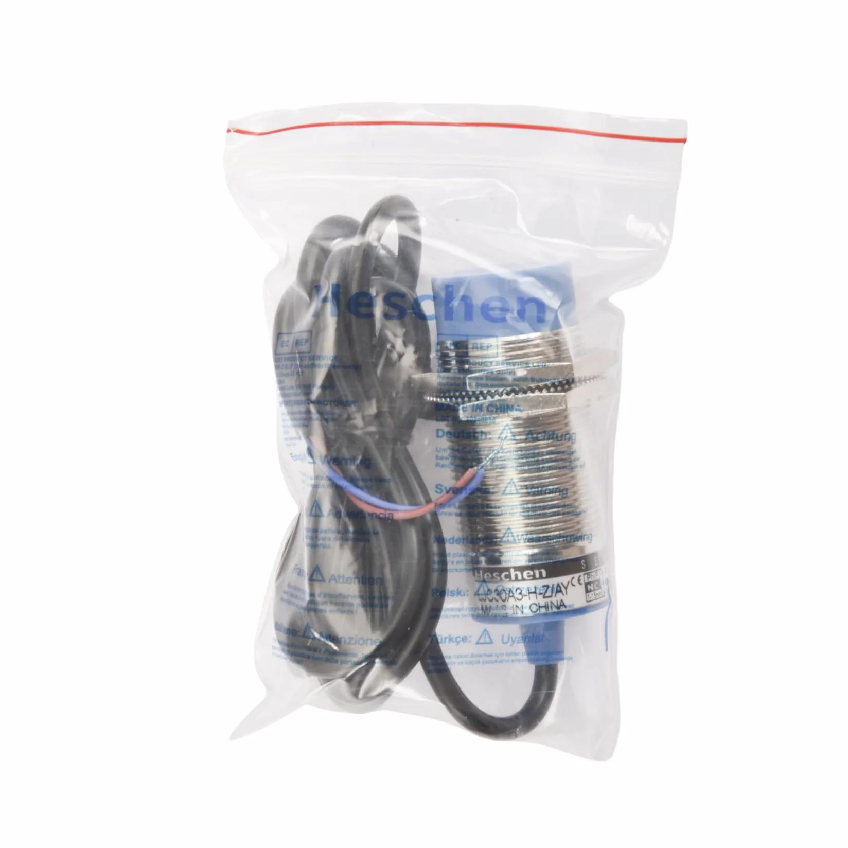 Heschen M30 pojemnościowy czujnik zbliżeniowy LJC30A3-H-Z/AY 1-15mm 10-30VDC PNP NC