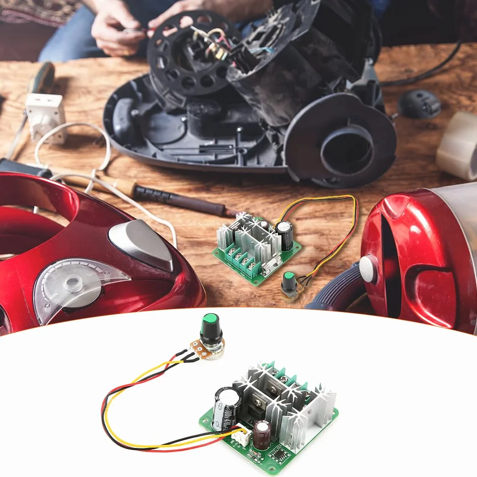 Kontroler prędkości silnika PWM 6V-90V 15A 0.01-1000W uniwersalny regulowany przełącznik prędkości