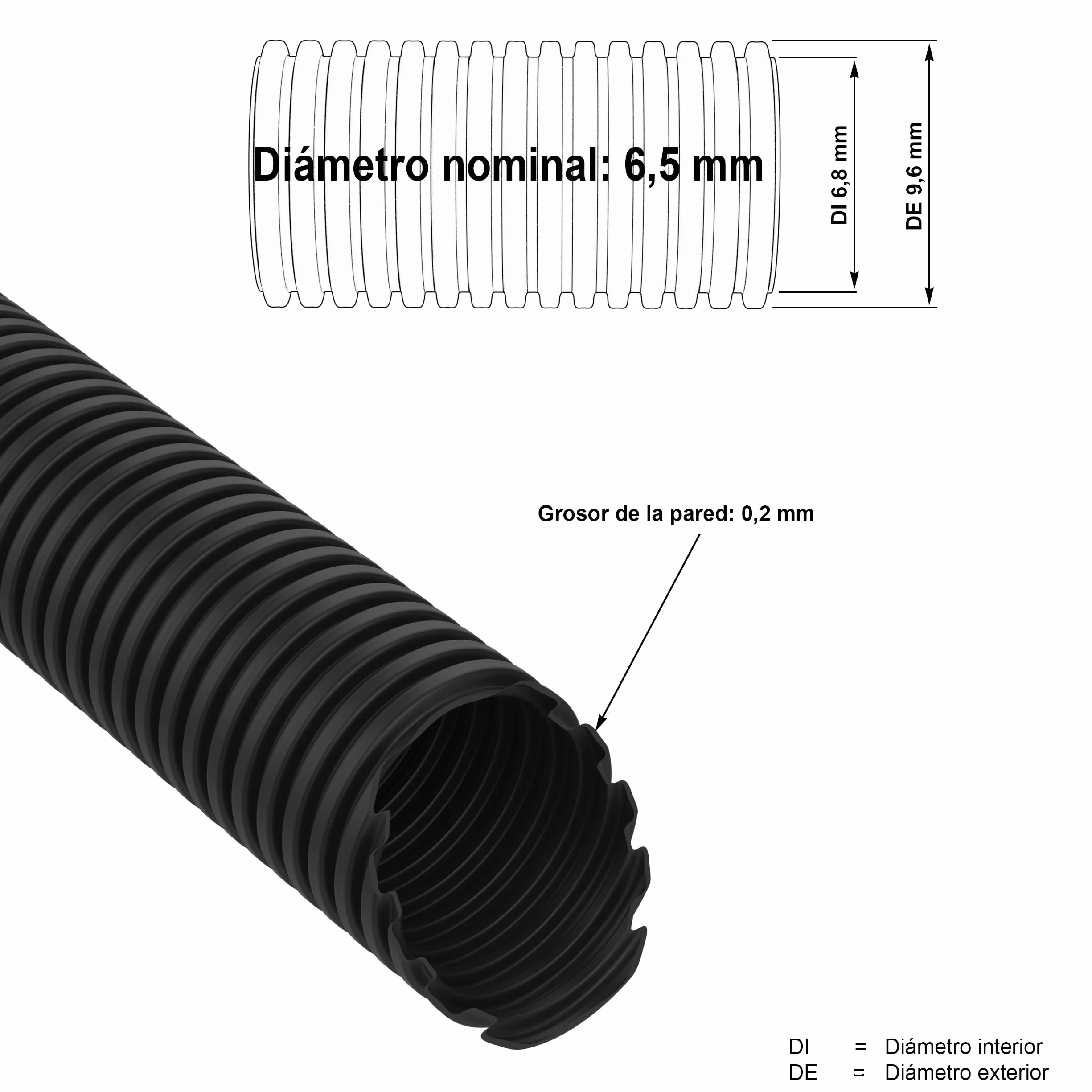 Auprotec rura falista 2, 5, 10, 25 lub 50 m, osłona okablowania, bezszczelinowa rura