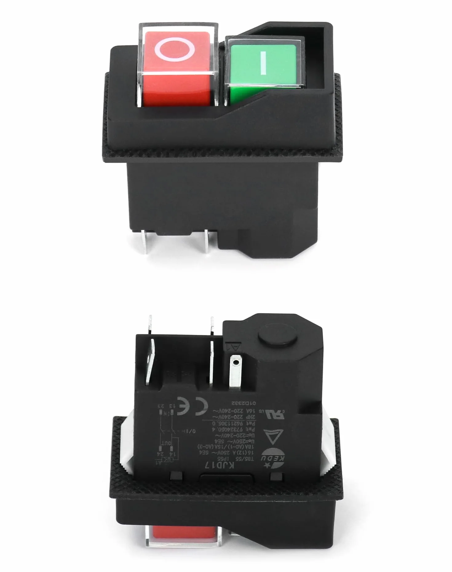 QWORK KJD17 Przełącznik elektromagnetyczny AC250V 16A