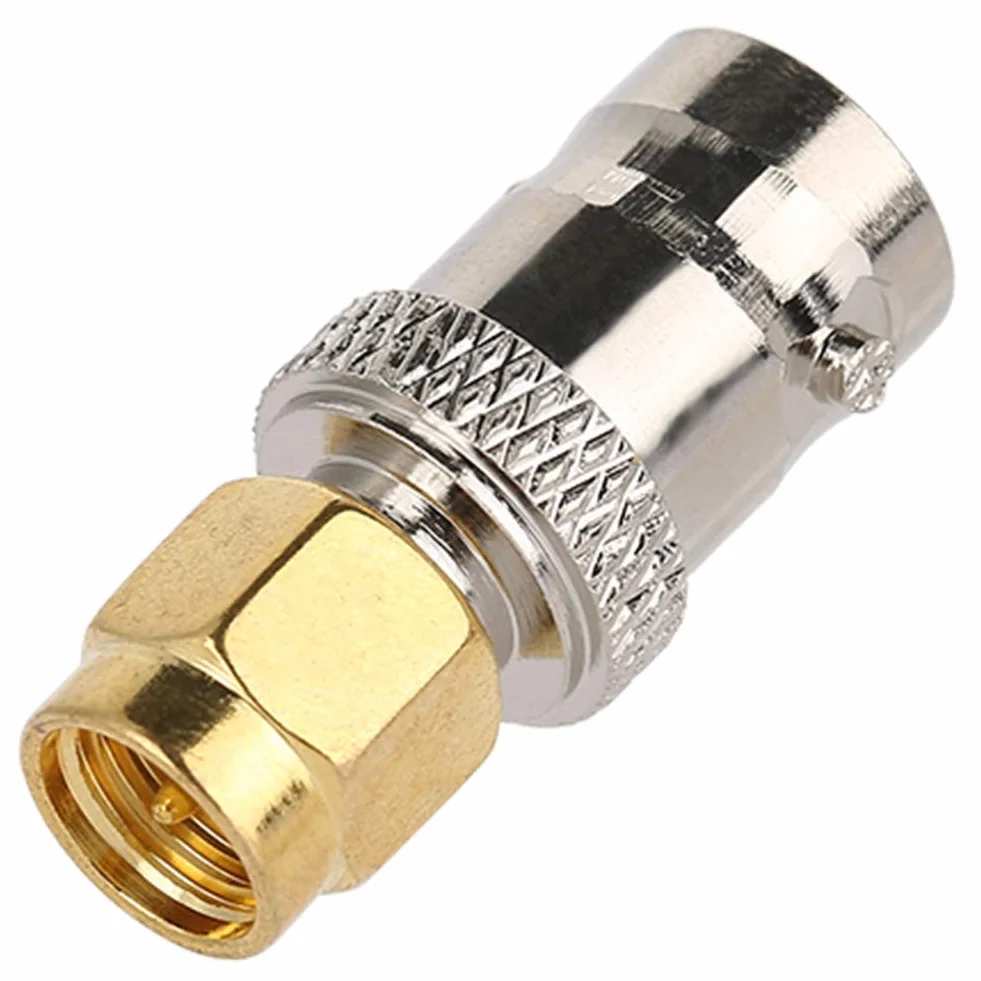 Sma Męski na Bnc żeński Bnc Sma Adapter Rf Mosiądz 5 Sztuk Całkowicie Miedziany Adapter Częstotliwości Radiowej Sma Bnc Adapter Rf Sma Męski Wtyk na Bnc żeńskie Gniazdo