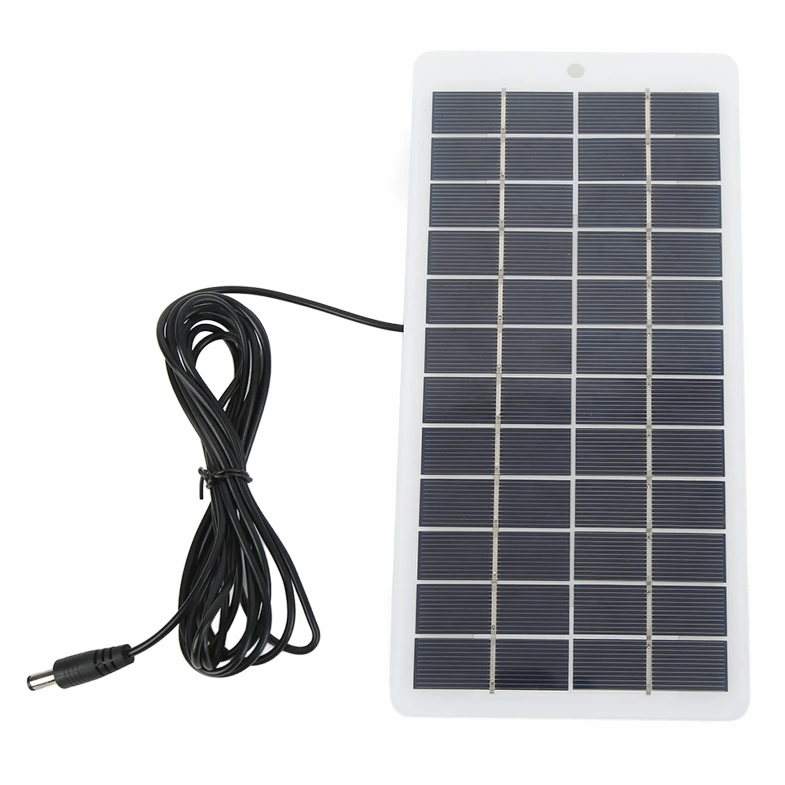 Panel słoneczny, 5W 12V Portable High Efficiency Solar Module Polycrystalline Solar Power Panel with DC Interface, Energy Saving Solar Charger Panel for Emergency Lights, Small Solar Energy Systems
