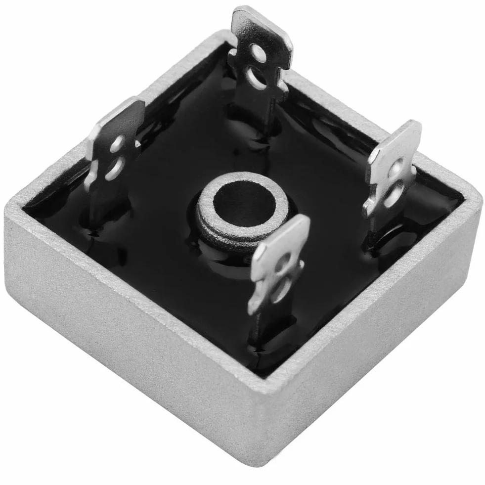 Mostek prostowniczy silikonowy, 10 sztuk KBPC3510 35A 1000V w metalowej obudowie Mostek prostowniczy silikonowy do prostowania jednofazowego