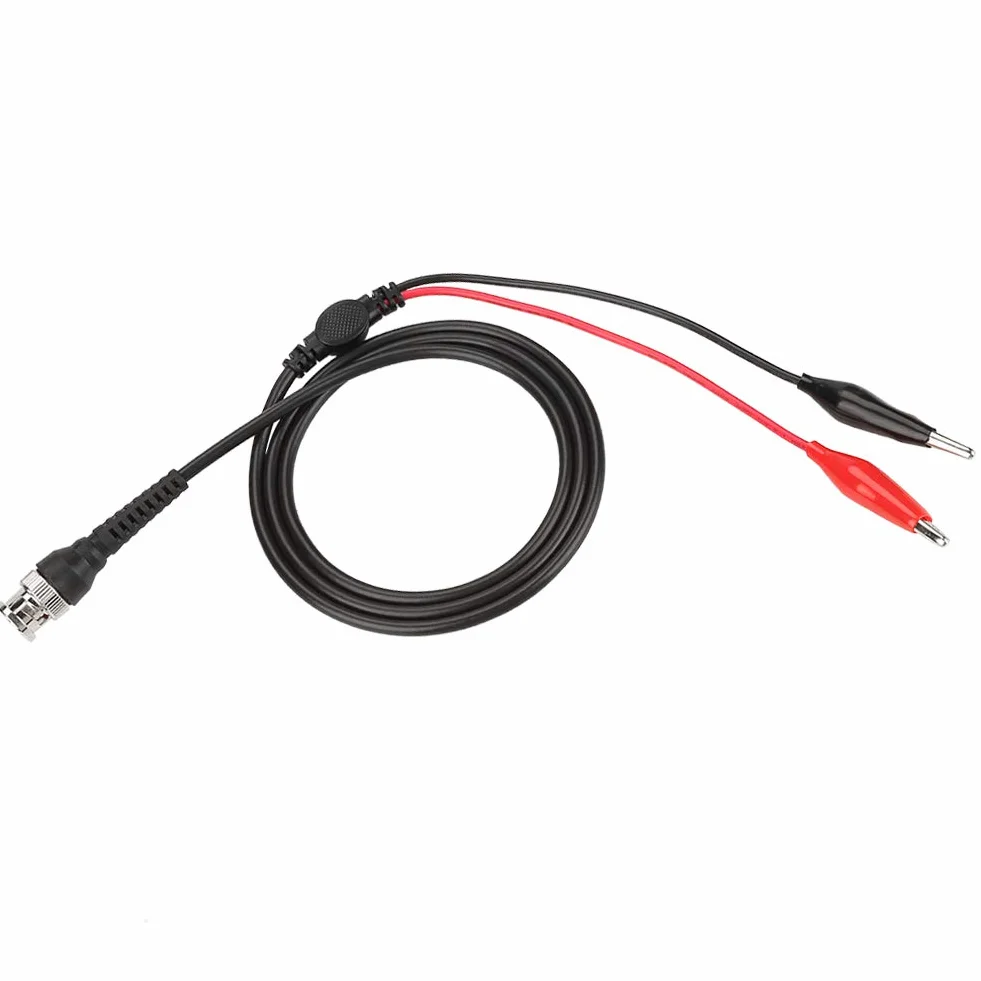 Przewody pomiarowe BNC, 2 szt. P1011 Q9 oscyloskopowy kabel pomiarowy do podwójnego zacisku krokodylkowego 108 cm