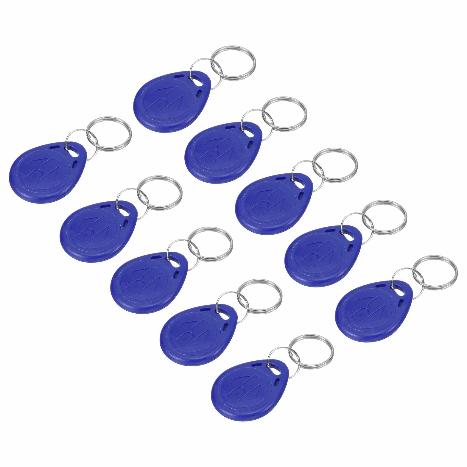 sourcing map 20 Pack RFID 125 kHz karta brelok do kluczy Tag Token niebieski