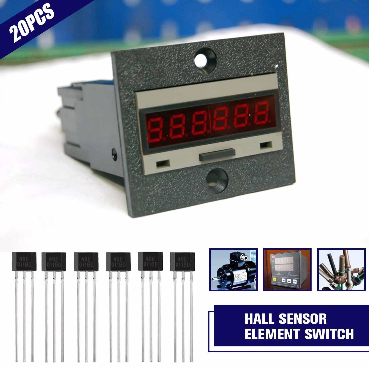 20 x 49E OH49E SS49E czujniki liniowe S49E TO-92 3-pinowy element czujnika, przełącznik do pojazdów elektrycznych, naprawa silnika