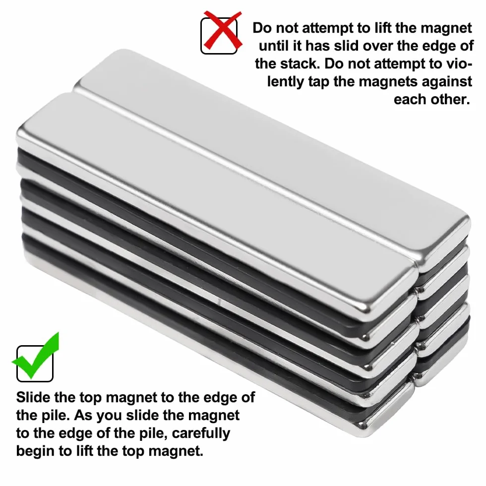 10 sztuk 50 x 10 x 3 mm prostokątne magnesy neodymowe naklejki neodymowe bardzo mocne magnesy neodymowe samoprzylepne na lodówkę, rękodzieło, kuchnię i biuro